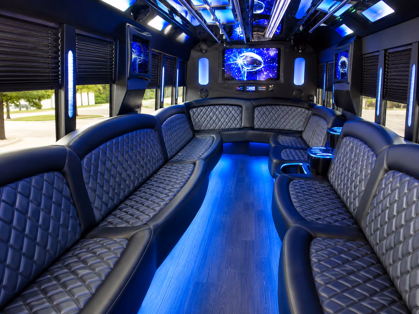 Arvada arvada concert party bus rental party bus exterior