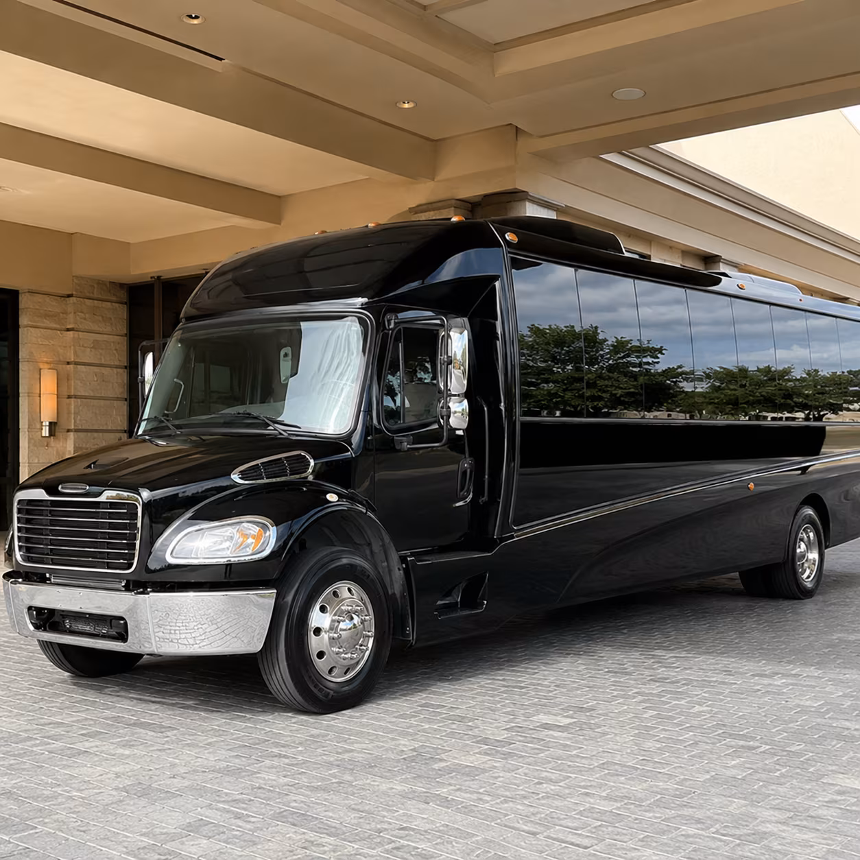 Arvada arvada corporate event party bus rental party bus exterior