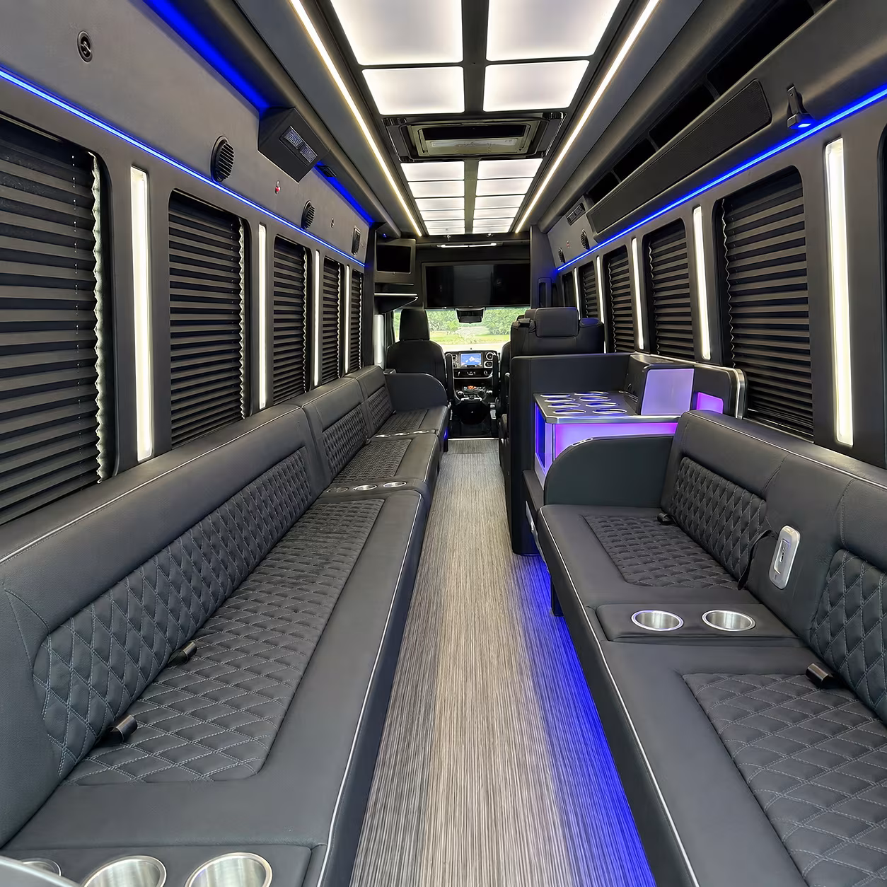Arvada arvada private event party bus rental party bus interior