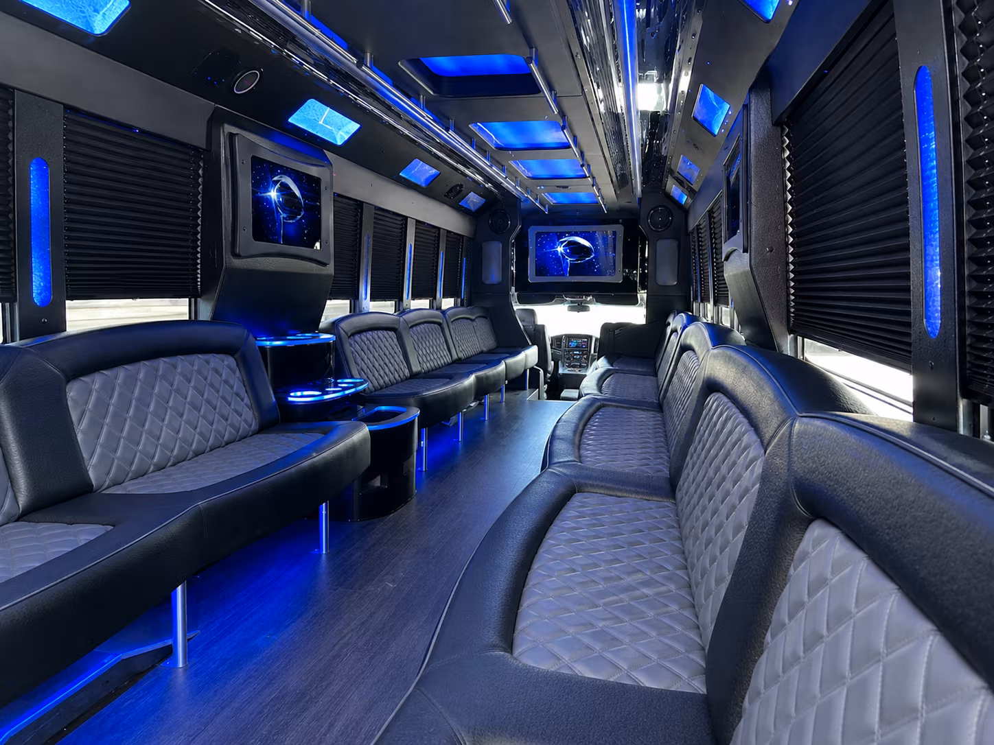 Minibus interior
