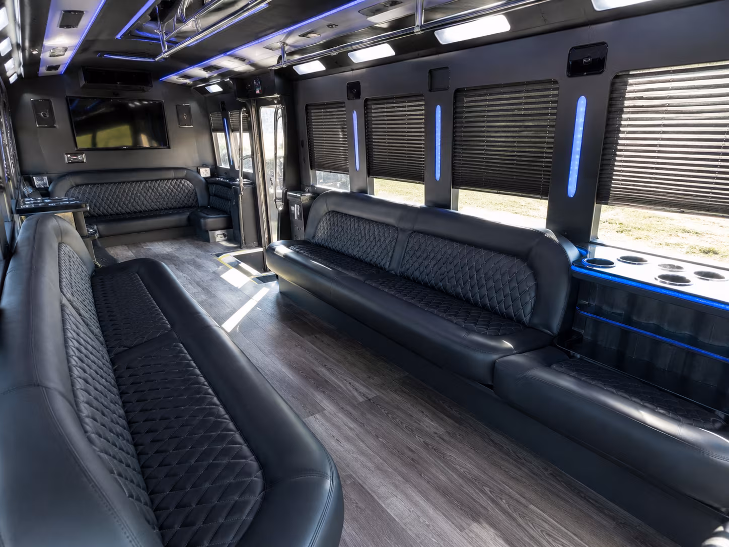 Minibus interior