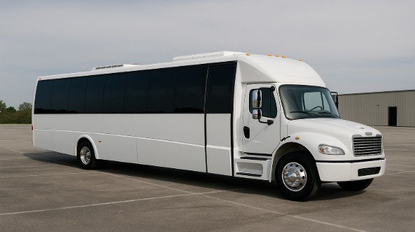 Exterior of Charter Bus Company Lakewood's 20 Passenger Party Bus in Lakewood