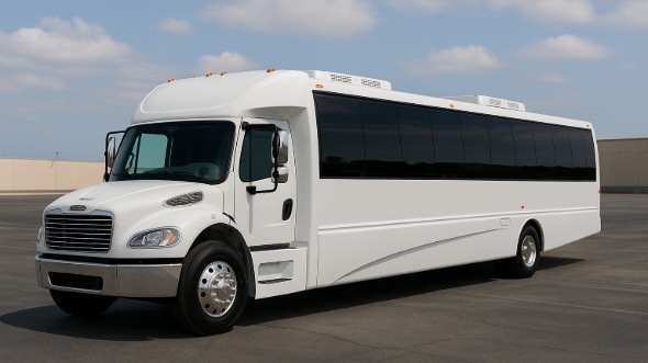 Exterior of Charter Bus Company Colorado Springs's 25 Passenger Party Bus in Colorado Springs