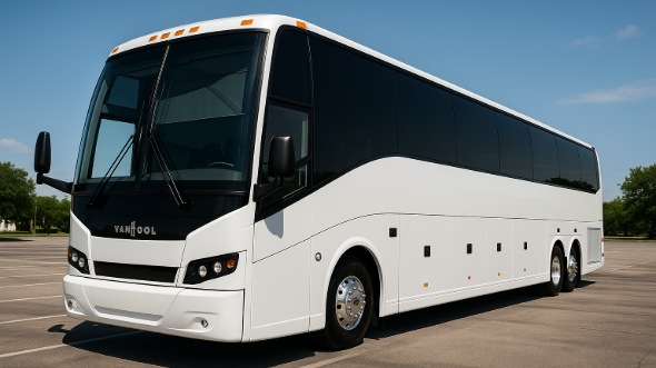 Exterior of Charter Bus Company Greeley's 40 Passenger Party Bus in Greeley