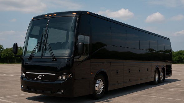 Exterior of Charter Bus Company Arvada's 48 Passenger Charter Bus in Arvada