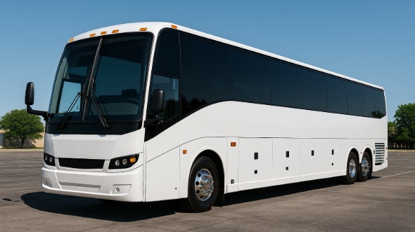 Exterior of Charter Bus Company Greeley's 50 Passenger Party Bus in Greeley