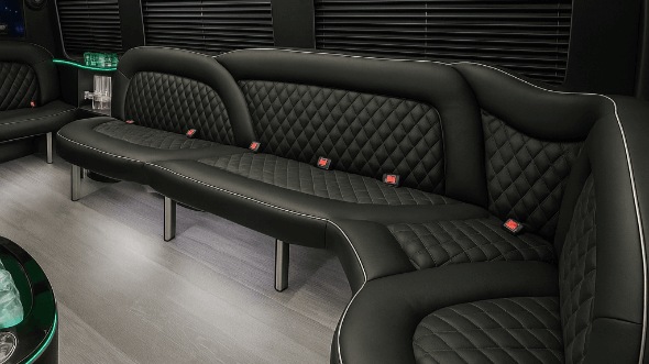 arvada 14 passenger sprinter limousine inside